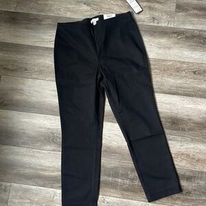NWT Charter Club pants black slacks tummy slimming size 10